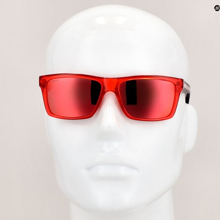 Cressi Rio Crystal raudoni/raudoni veidrodiniai akiniai nuo saulės XDB100110 7