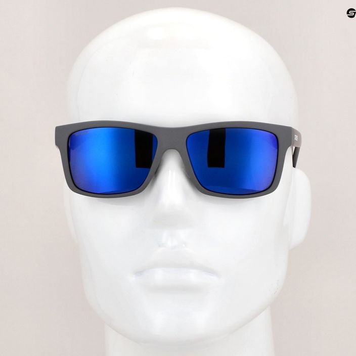 Cressi Bahia Floating medžio anglies/mėlynos spalvos veidrodiniai akiniai nuo saulės XDB100707 8