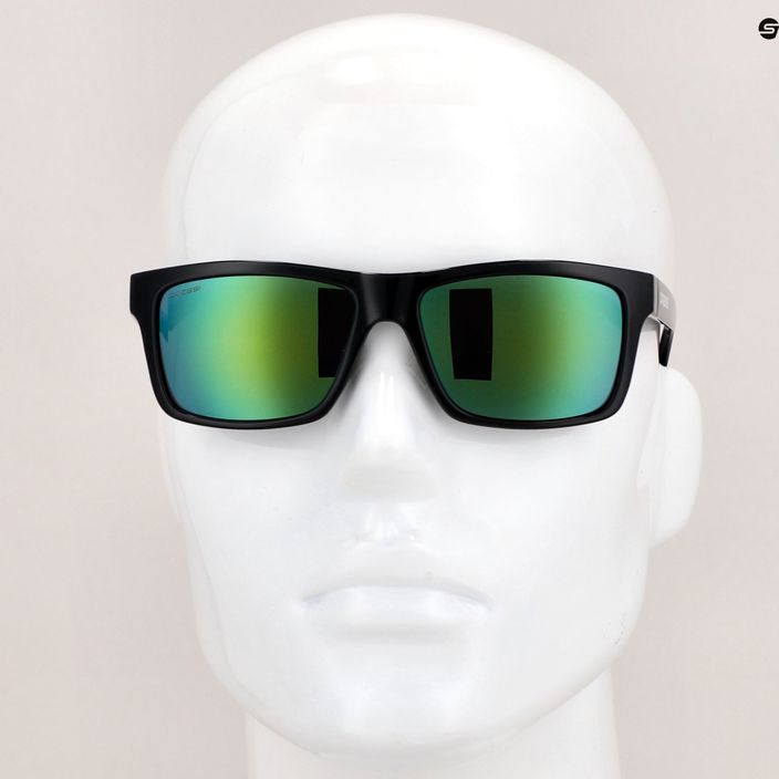 Cressi Bahia juodos/žalios spalvos veidrodiniai akiniai nuo saulės XDB100603 8
