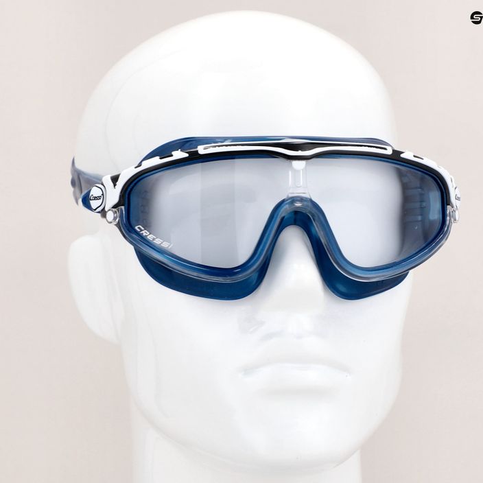 Cressi Skylight mėlyna metalinė plaukimo kaukė DE2033555 7