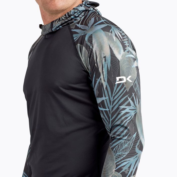 Dakine Hd Snug Fit Rashguard plaukimo marškinėliai su gobtuvu black/grey DKA363M0004 4