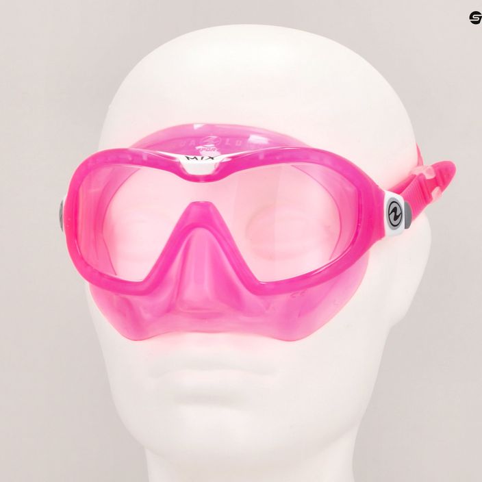 Aqualung vaikiška nardymo kaukė Mix pink pink/white 7