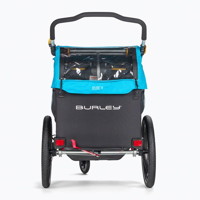 Burley D'Lite X dviguba dviračių priekaba juoda BU-938101 3