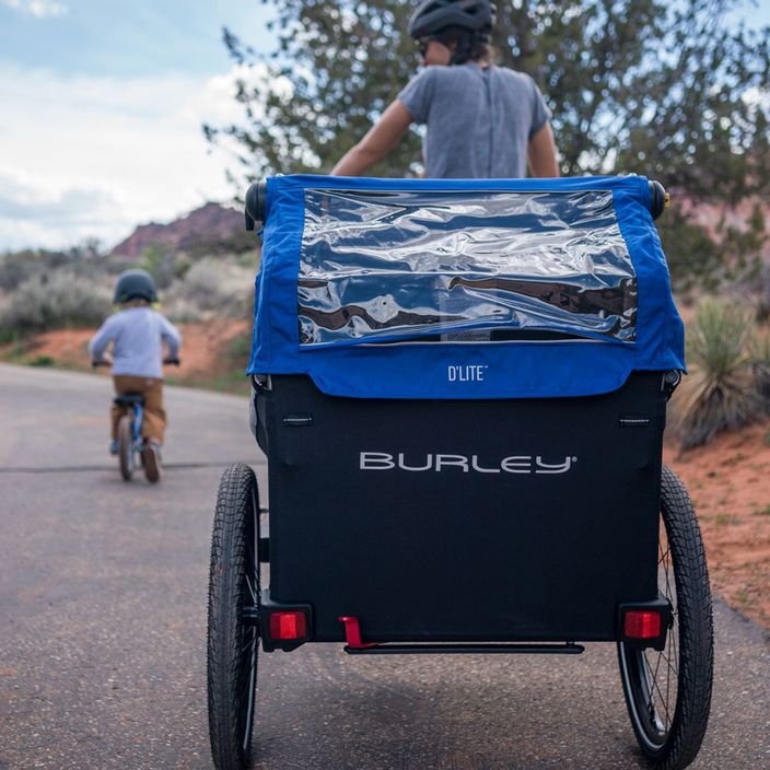 Burley D'Lite X dviguba dviračių priekaba juoda BU-938101 15