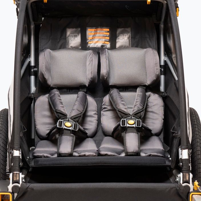 Burley Premium vaikiškų automobilinių priekabų sėdynių pagalvėlės pilkos spalvos BU-960134 2