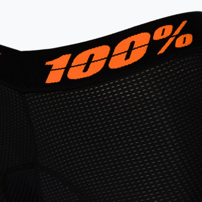 Moteriški dviračių boksininkų šortai su pamušalu 100% Crux Liner black 3