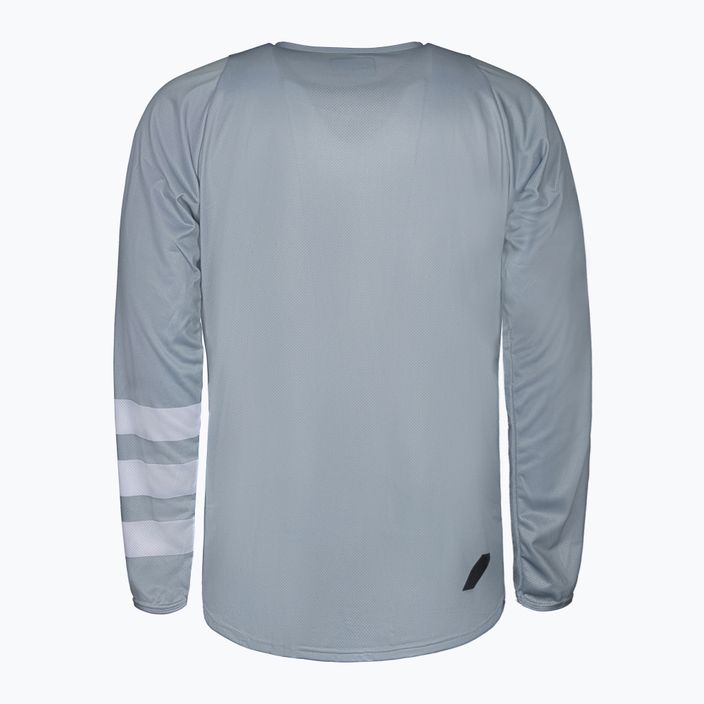 Vyriški dviračių marškinėliai ilgomis rankovėmis 100% R-Core Jersey vapor/white 2