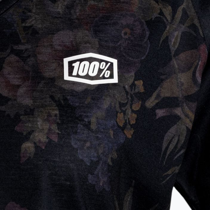 Moteriški dviračių marškinėliai 100% Airmatic black 4