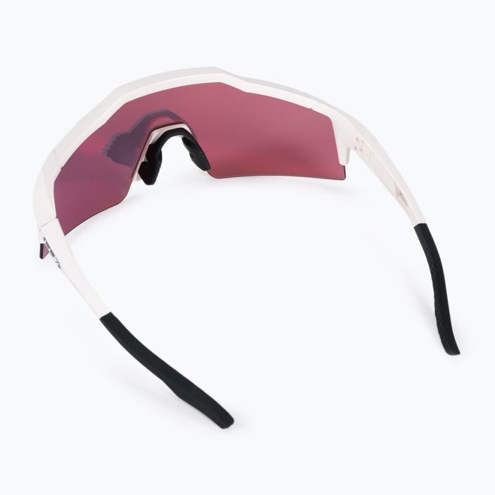 100% Speedcraft Sl Multilayer Mirror Lens soft tact off white/hiper red dviračių akiniai 2