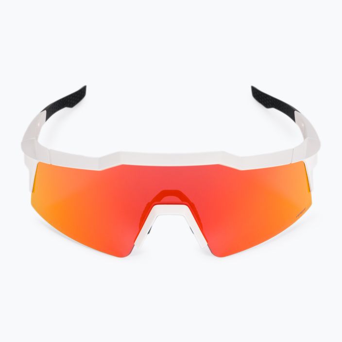 100% Speedcraft Sl Multilayer Mirror Lens soft tact off white/hiper red dviračių akiniai 3