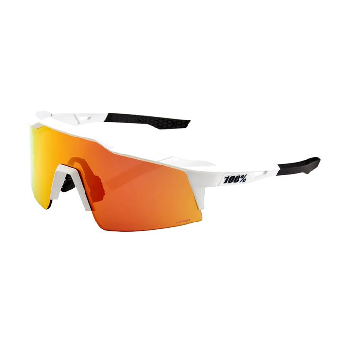 100% Speedcraft Sl Multilayer Mirror Lens soft tact off white/hiper red dviračių akiniai 7