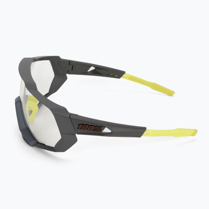 100% Speedtrap fotochrominiai lęšiai soft tact cool grey dviračių akiniai 4