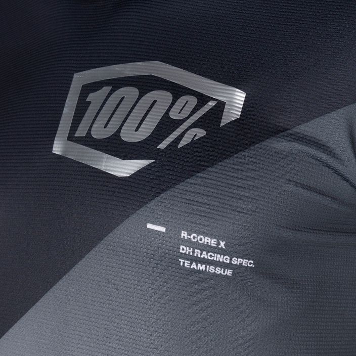 Vyriška dviratininkų apranga ilgomis rankovėmis 100% R-Core X black/grey 4