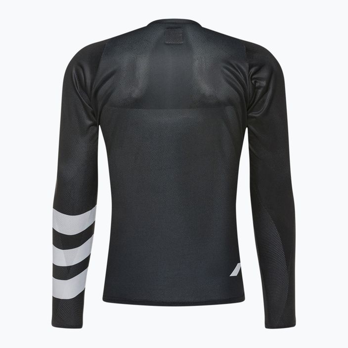 Vyriška dviratininkų apranga ilgomis rankovėmis 100% R-Core black/white 4