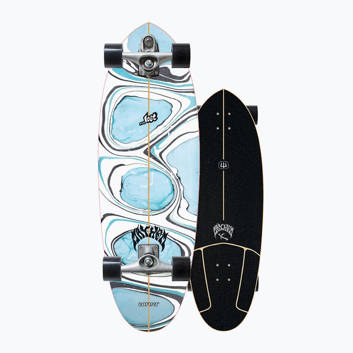 Surfskate riedlentė Carver Lost C7 Raw 32" Quiver Killer 2021 Complete blue and white L1013011107 8