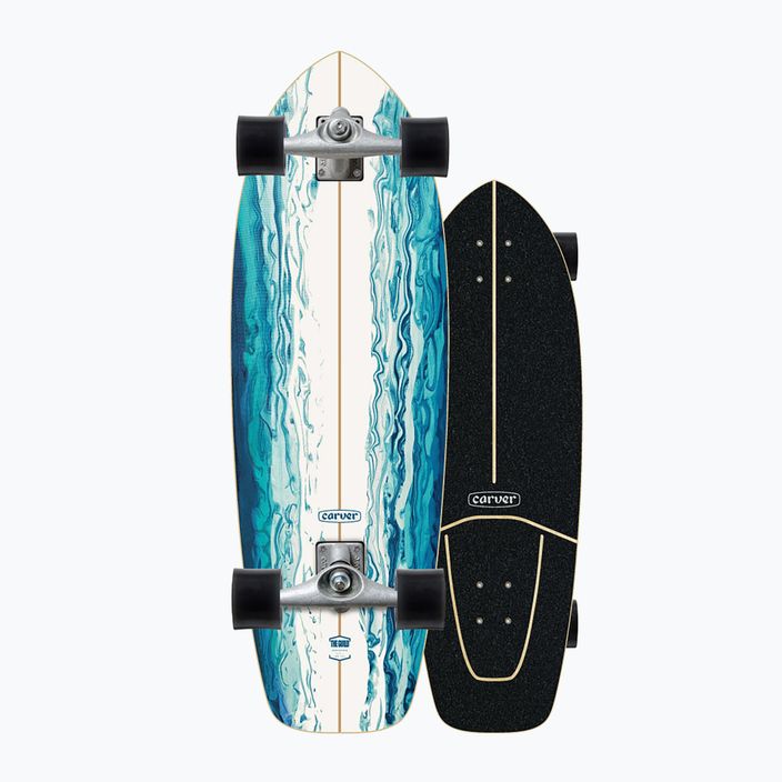 Surfskate riedlentė Carver CX Raw 31" Resin 2022 Complete blue and white C1012011135 8