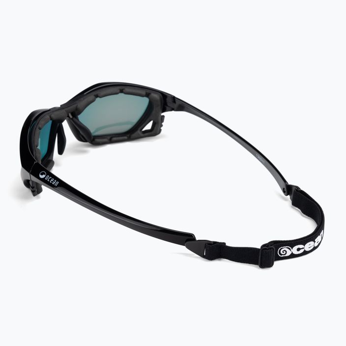 Ocean akiniai nuo saulės Lake Garda matinės juodos/raudonos spalvos 13001.1 2