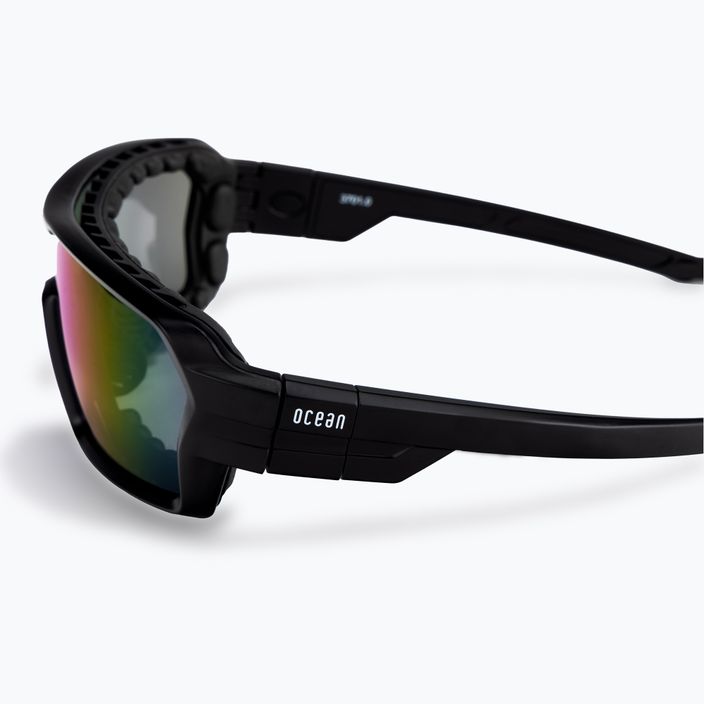Ocean Sunglasses akiniai nuo saulės Chameleon matiniai juodi/revo mėlyni 3701.0X akiniai nuo saulės 4