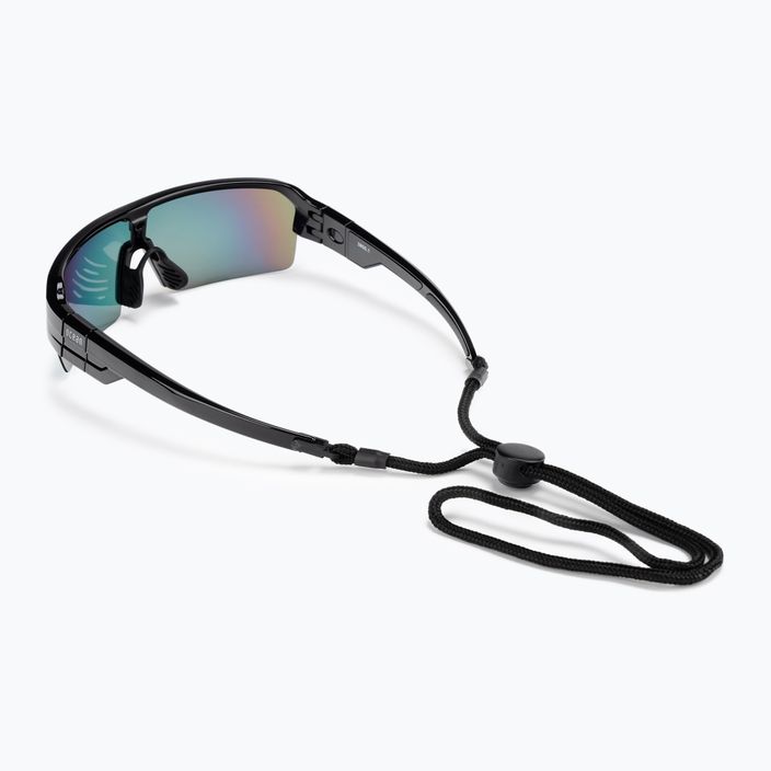 Ocean Sunglasses akiniai nuo saulės Race blizgantys juodi/raudoni 3803.1X dviračių akiniai 2