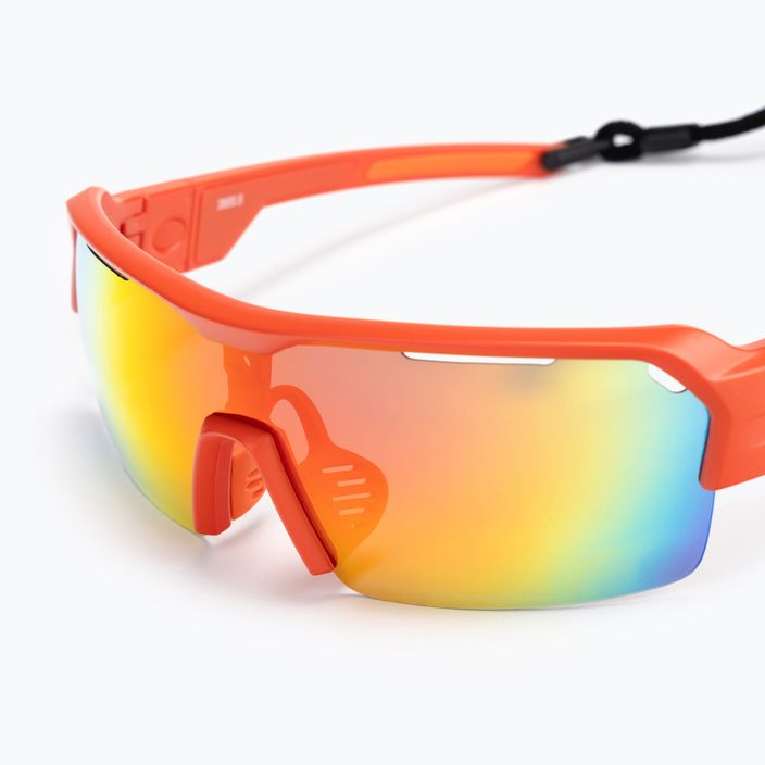 Ocean Sunglasses akiniai nuo saulės Race matiniai raudoni/revo raudoni 3800.5X dviračių akiniai 5