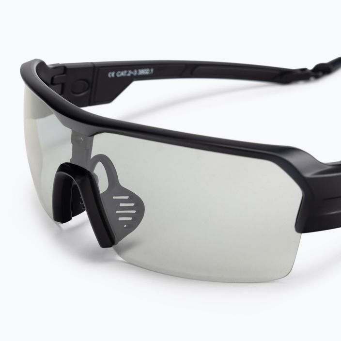 Ocean Sunglasses akiniai nuo saulės Race matiniai juodi/fotochrominiai 3802.1X dviratininkų akiniai 5