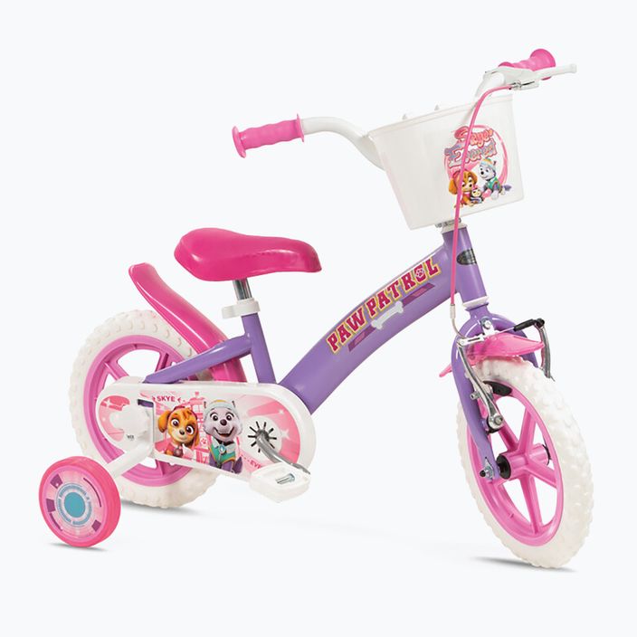 Toimsa 12" "Paw Patrol Girl" vaikiškas dviratis violetinės spalvos 1180