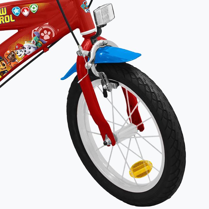 Toimsa 14" "Paw Patrol Boy" vaikiškas dviratis raudonas 1474 5