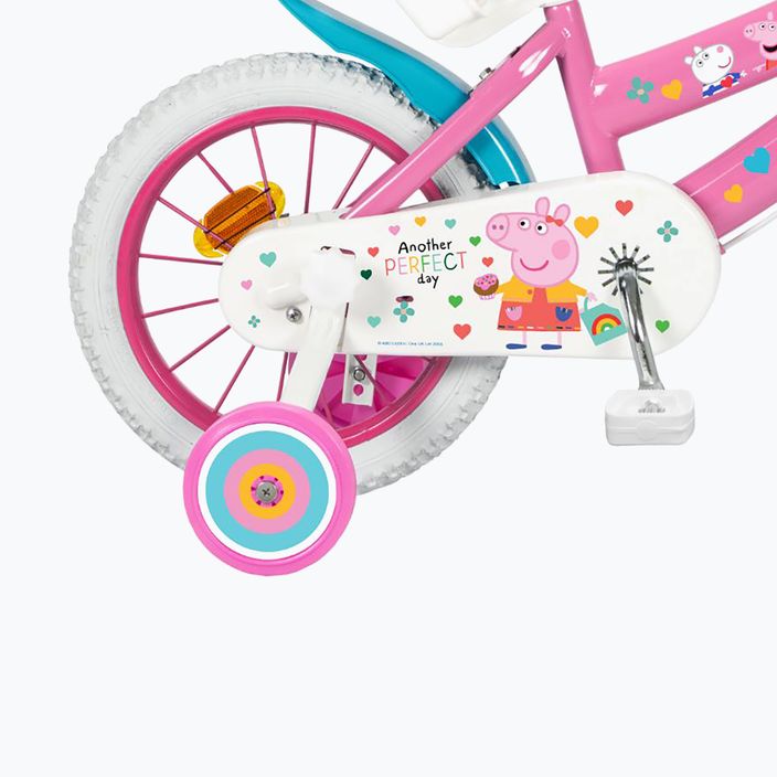 Toimsa 14 colių Peppa Pig vaikiškas rožinis dviratis 1495 5