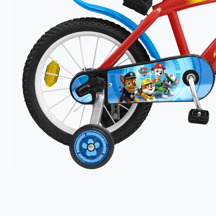 Toimsa 16" "Paw Patrol Boy" vaikiškas dviratis raudonos spalvos 4