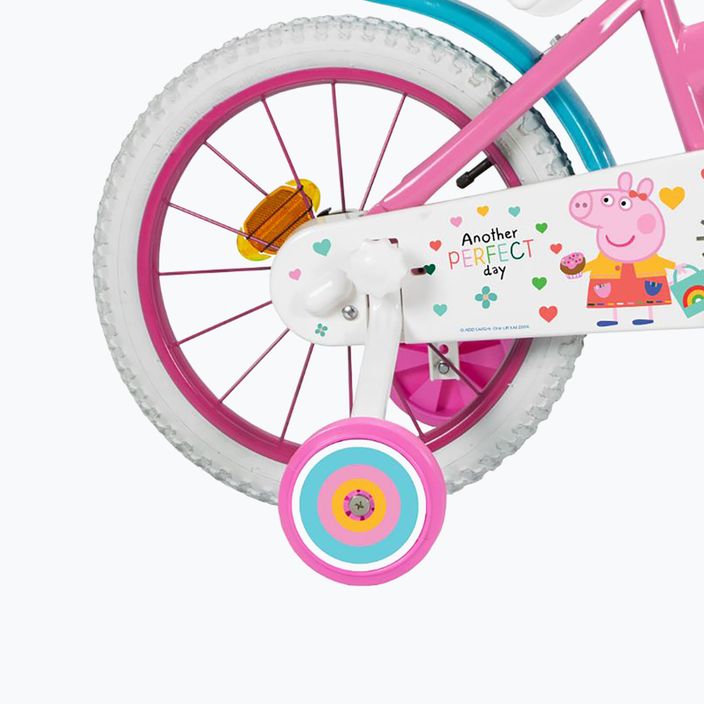 Toimsa 16 colių Peppa Pig vaikiškas rožinis dviratis 1695 5
