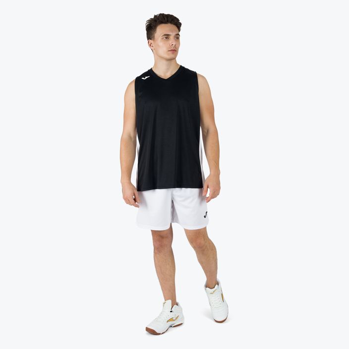 Vyriški krepšinio marškinėliai Joma Cancha III black and white 101573.102 5