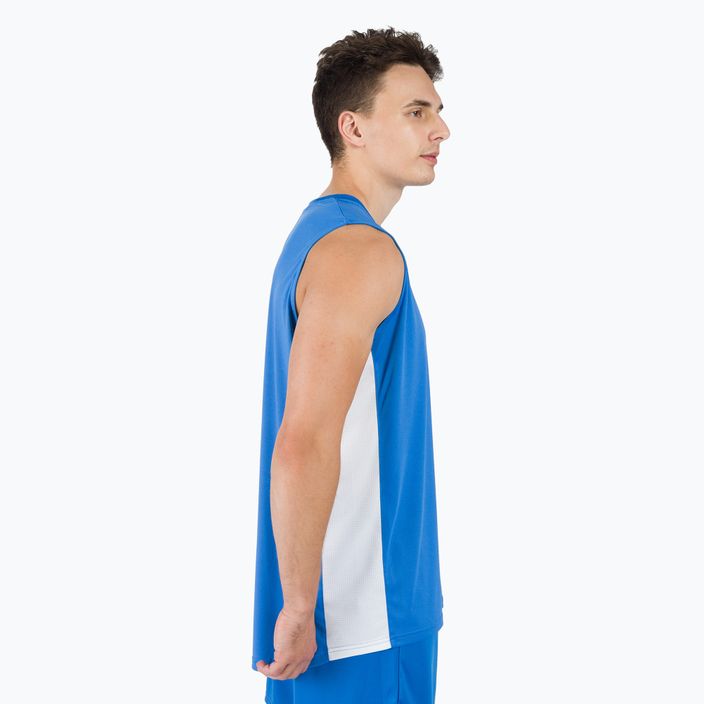 Vyriški krepšinio marškinėliai Joma Cancha III blue and white 101573.702 2