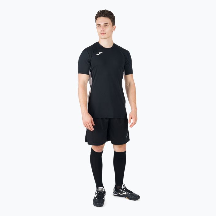 Joma Superliga vyrų tinklinio marškinėliai juodai balti 101469 5