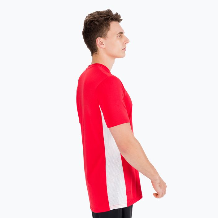 Joma Superliga vyrų tinklinio marškinėliai raudona ir balta 101469 2