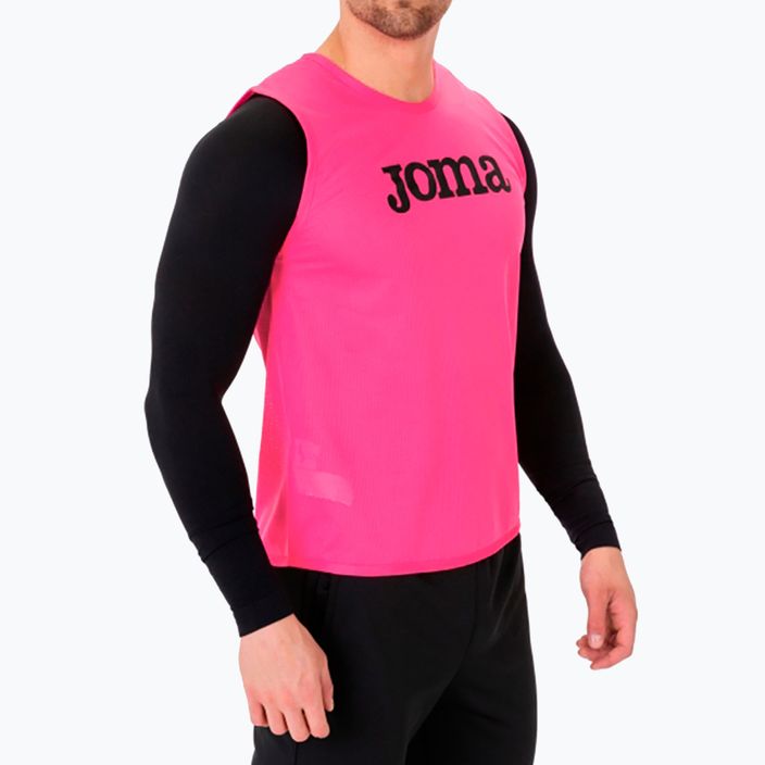 Skiriamieji marškinėliai Joma Training Bib fluor pink 3