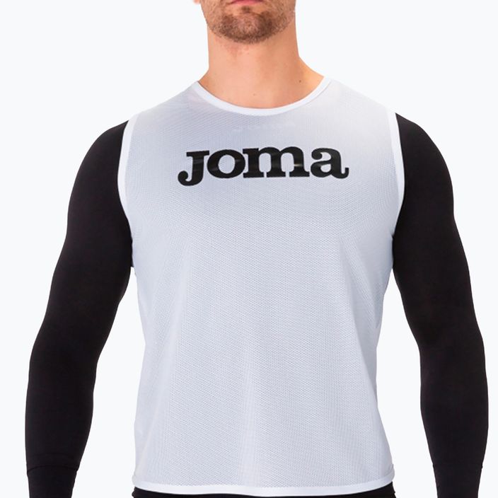 Skiriamieji marškinėliai Joma Training Bib white 4