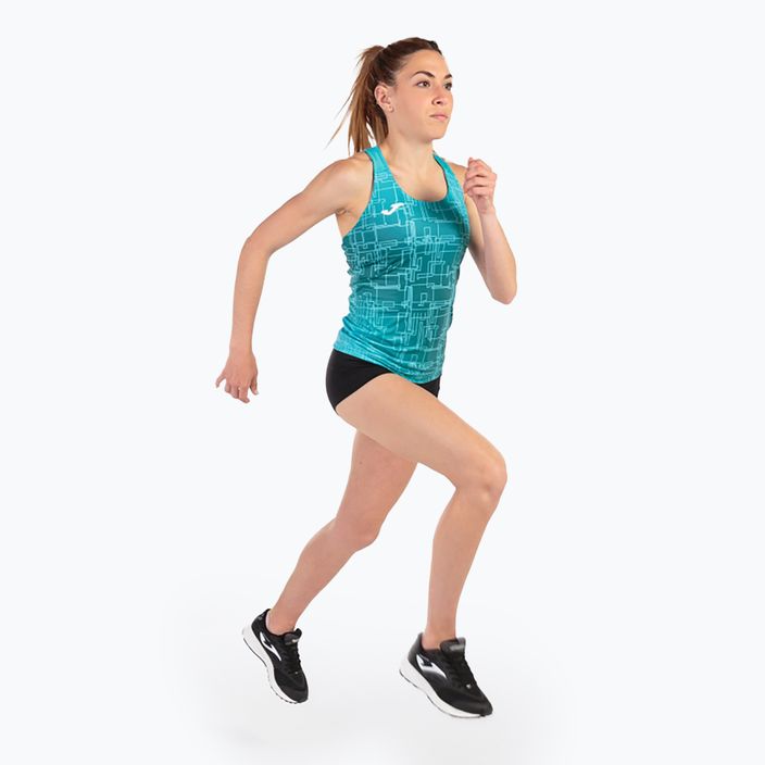 Moteriškas bėgimo marškinėlis Joma Elite VIII turquoise 9