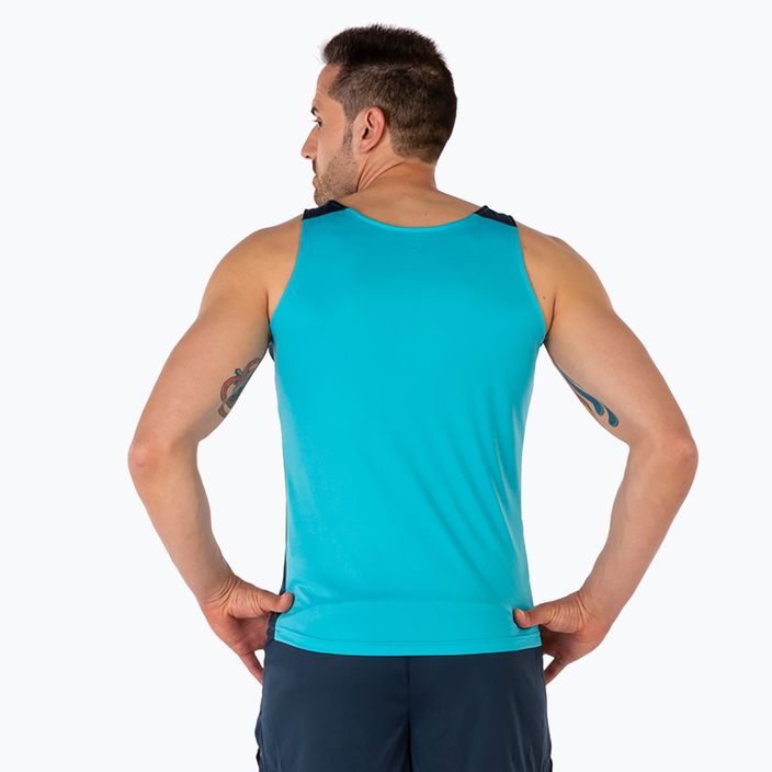 Vyriškas bėgimo marškinėlis "Joma Record II" turkio/navy spalvos 3