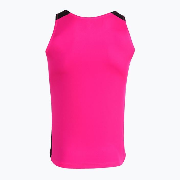 Vyriškas bėgimo marškinėlis Joma Record II fluor pink/black 8
