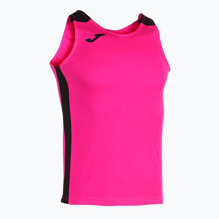 Vyriškas bėgimo marškinėlis Joma Record II fluor pink/black 9