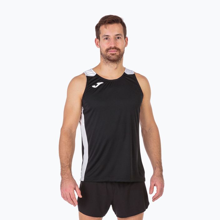 Vyriškas bėgimo marškinėlis Joma Record II juodas 102222.102 2