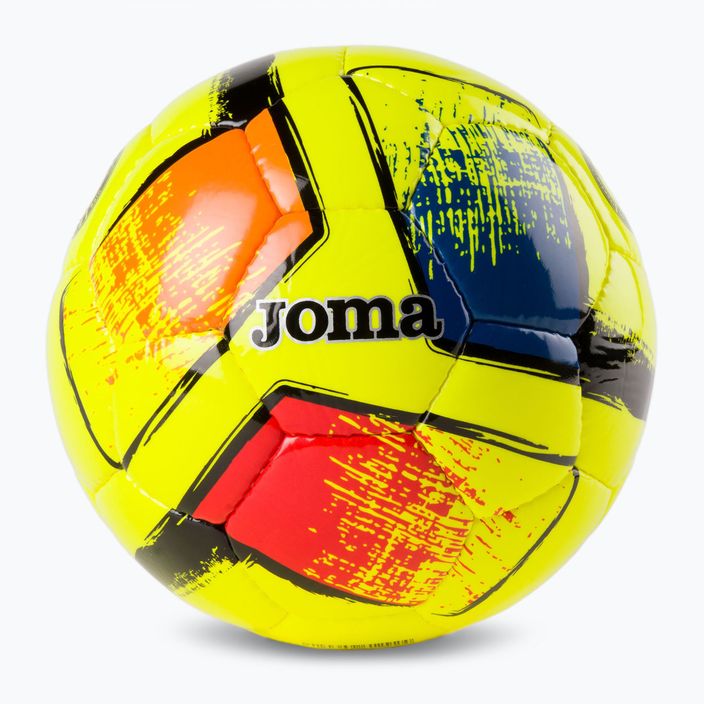 Joma Dali II fluor yellow futbolo kamuolys 5 dydžio