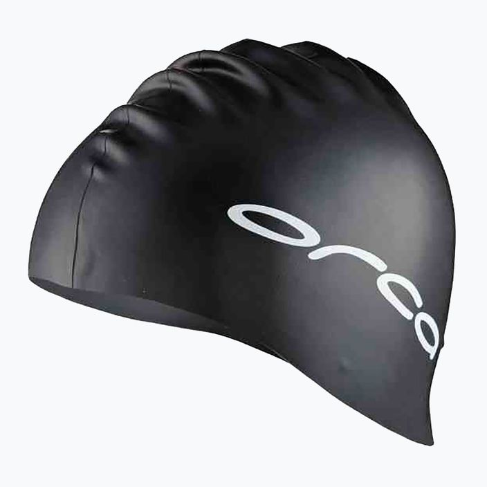 Orca silikoninė plaukimo kepuraitė juoda DVA00001 2