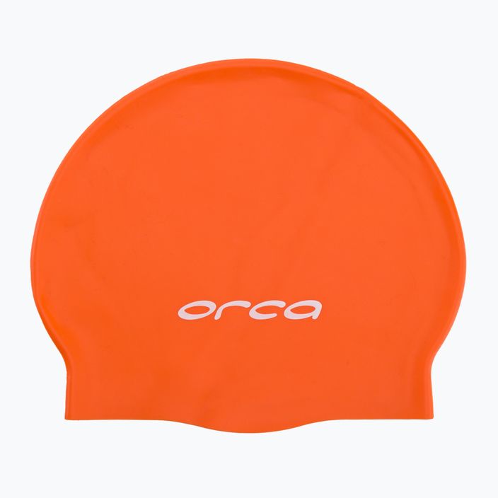 Orca Silikoninė plaukimo kepurė oranžinė DVA000