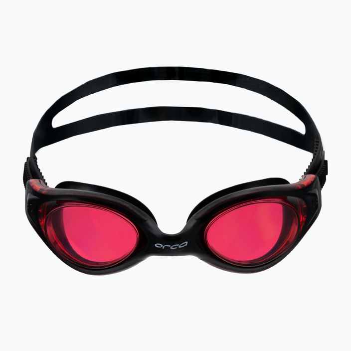 Orca Killa Vision juodi/raudoni plaukimo akiniai FVAW0004 2