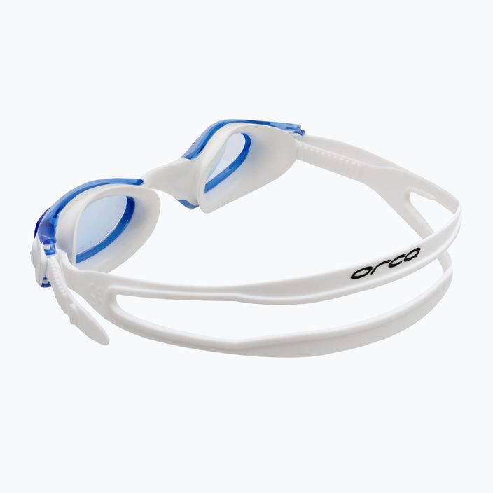 Orca Killa Vision balti/šviesiai mėlyni plaukimo akiniai FVAW0035 4