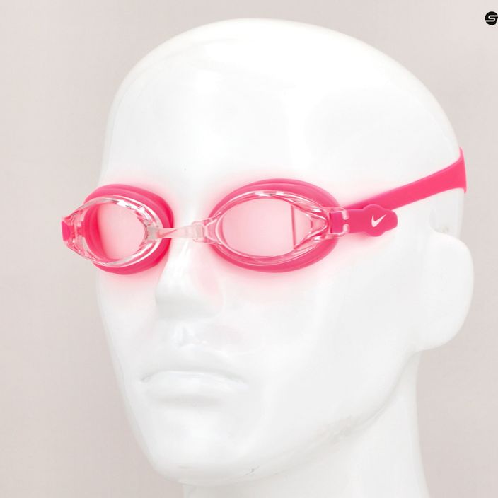 Nike Chrome hiper rožiniai plaukimo akiniai N79151-678 7
