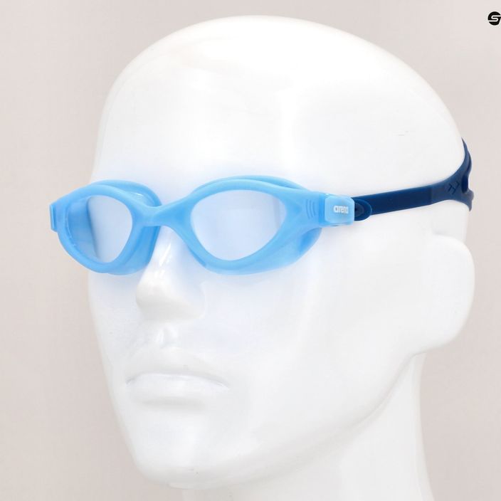 Vaikiški plaukimo akiniai arena Cruiser Evo Jr skaidrūs/mėlyni/mėlyni 7