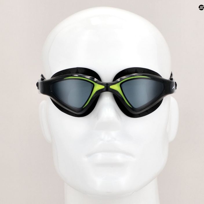 AQUA-SPEED Raptor juodos/žalios spalvos plaukimo akiniai 7