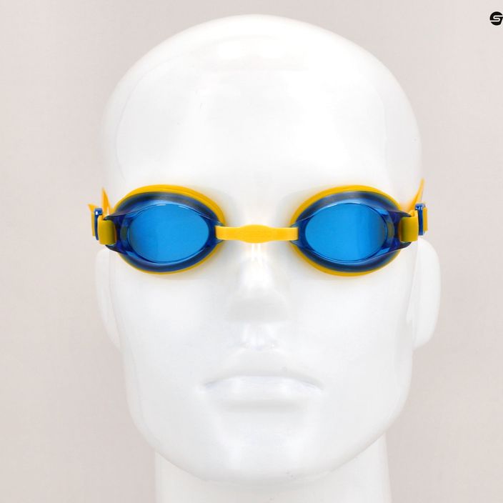 Speedo Jet V2 empire geltonos/neoninės mėlynos spalvos vaikiški plaukimo akiniai 8-09298B567 7